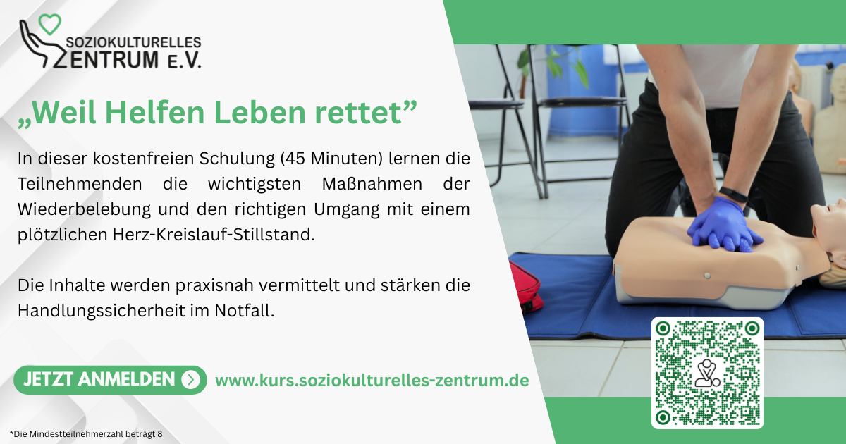 Weil Helfen Leben rettet
